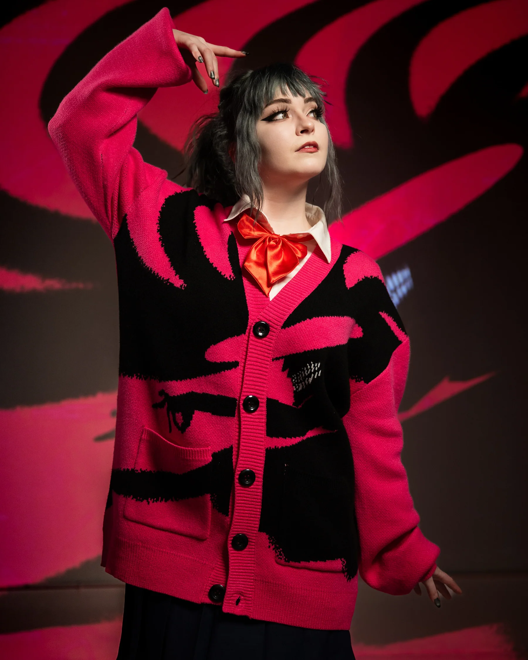 Acrobatic Silky Cardigan from Steady Hands