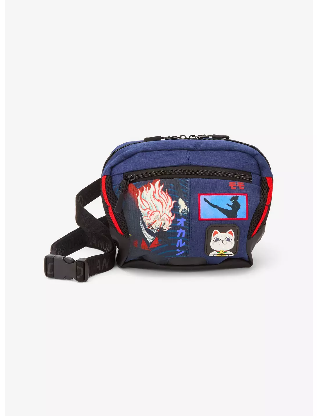 Dandadan Trio Patch Sling Bag from Hot Topic